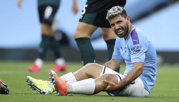 El jugador surgido en Independiente salió rengueando de la cancha del Etihad Stadium este lunes entre gestos de mucho dolor. Guardiola adelantó que la lesión "no se ve bien". (Foto: AFP)