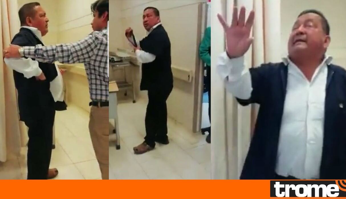 Facebook viral: Trabajador del Hospital de Lambayeque intentó agredir a paciente con una silla y correa