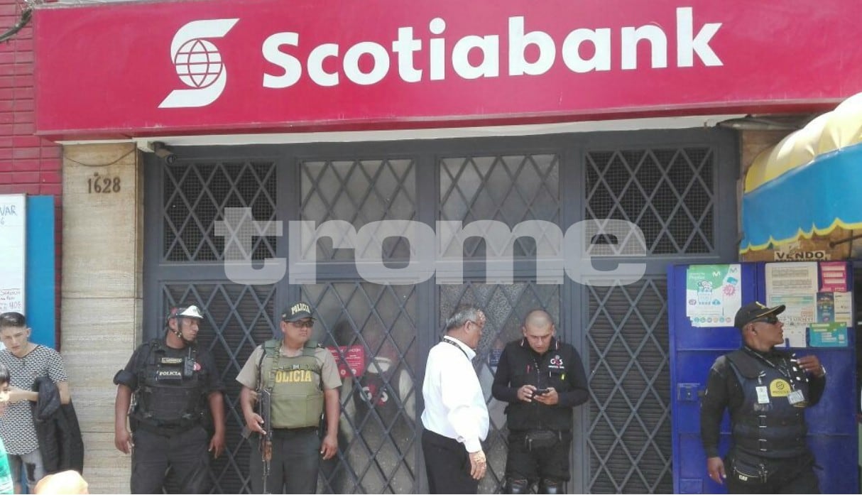 Mujer dirigió asalto a banco en La Victoria