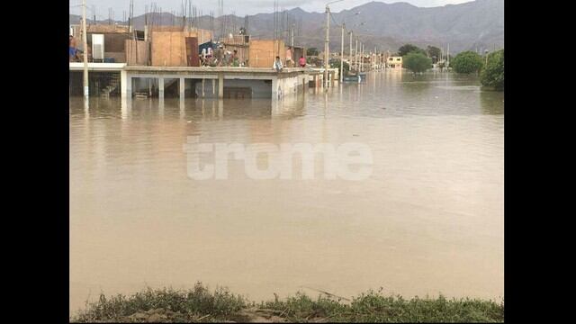 Huarmey sufre por inundaciones provocadas por lloviznas.