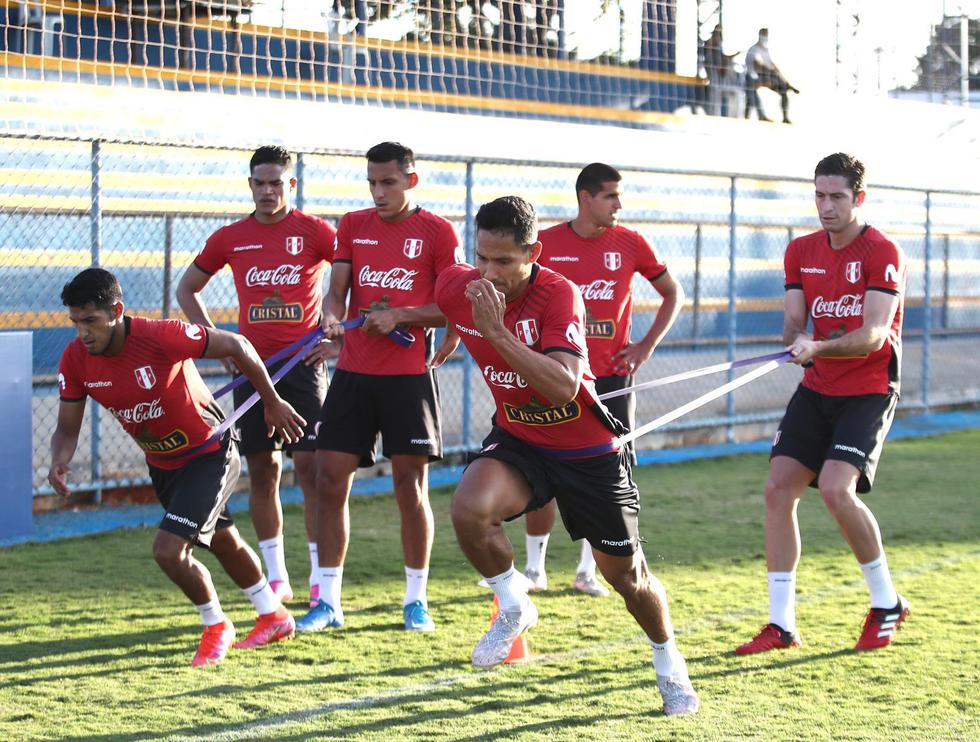 Selección peruana realizó su primer entrenamiento en Brasilia.