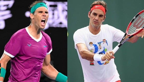 Roger Federer se rindió ante el talento de Rafael Nadal por ganar el Australian Open. Foto: EFE/Getty.