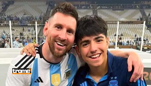 Benjamín Agüero puede presumir de una estrecha amistad con Lionel Messi  (@TyCSports)