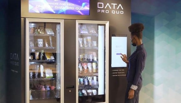 Data Pro Quo, la máquina expendedora en la que el dinero son los datos personales.| Foto:Shackleton