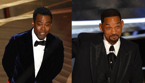 El comediante y el actor tuvieron un altercado en los Premios Oscar 2022. | Composición: AFP