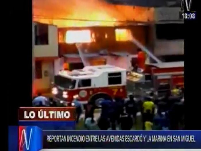 No se han reportado mayores daños en el incendio que se reporta en San Miguel.