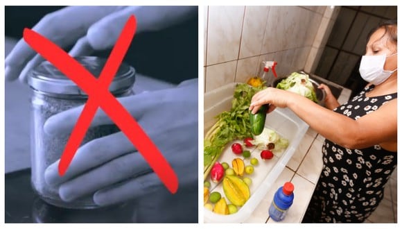 Minsa brinda recomendaciones a los ciudadanos al momento de manipular alimentos o productos envasados que consumirán. (Foto: Captura Minsa/Sisol)