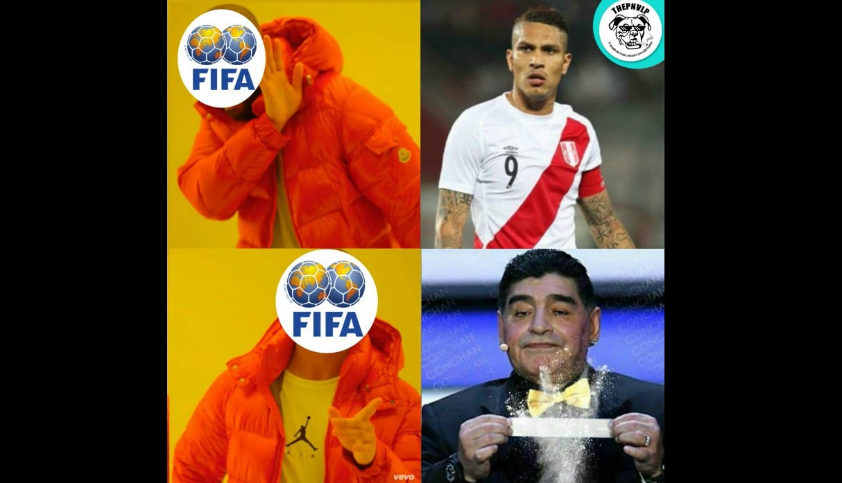 Diego Maradona protagoniza los memes tras el castigo de la FIFA a Paolo Guerrero.