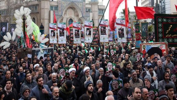 Qasem Soleimani fue despedido en multitud en Irak. (Agencias)