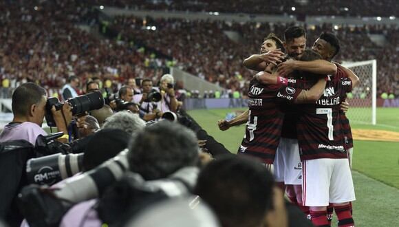 Flamengo es líder en el Brasileirao con 81 puntos, trece por encima que Palmeiras que es segundo. (Foto: AFP)