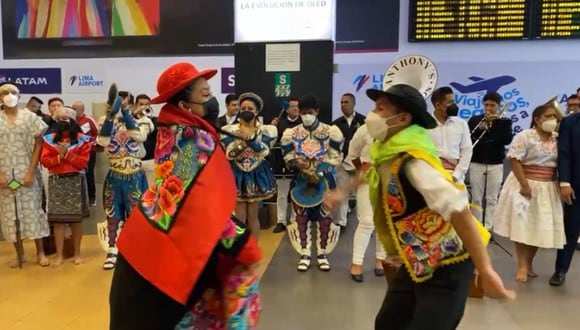 Aeropuerto Internacional Jorge Chávez realiza actividades para viajeros por Fiestas Patrias. Foto: Lima Airport