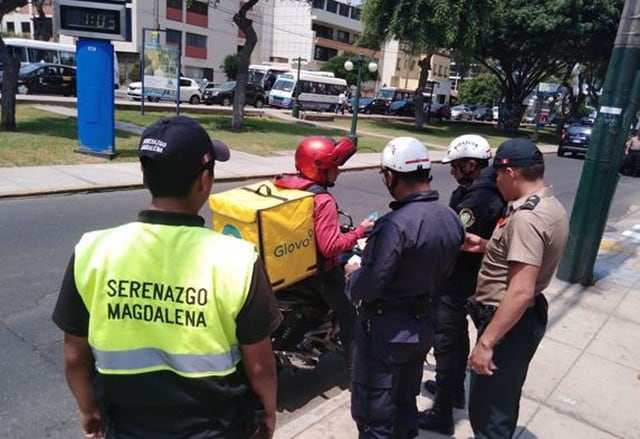 Esta supervisión se realizó tanto en motocicletas como en automóviles y camionetas. (Foto: Municipalidad de Magdalena)