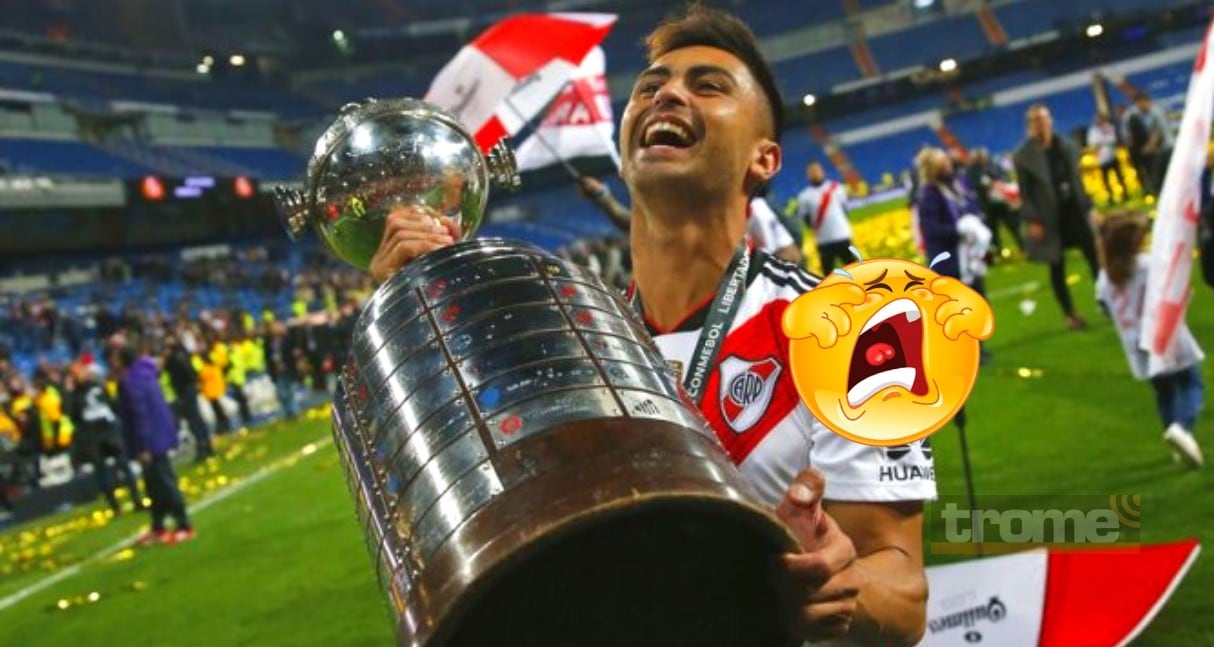 Piti Martínez hizo este anunció durante el festejo de la Copa Libertadores.