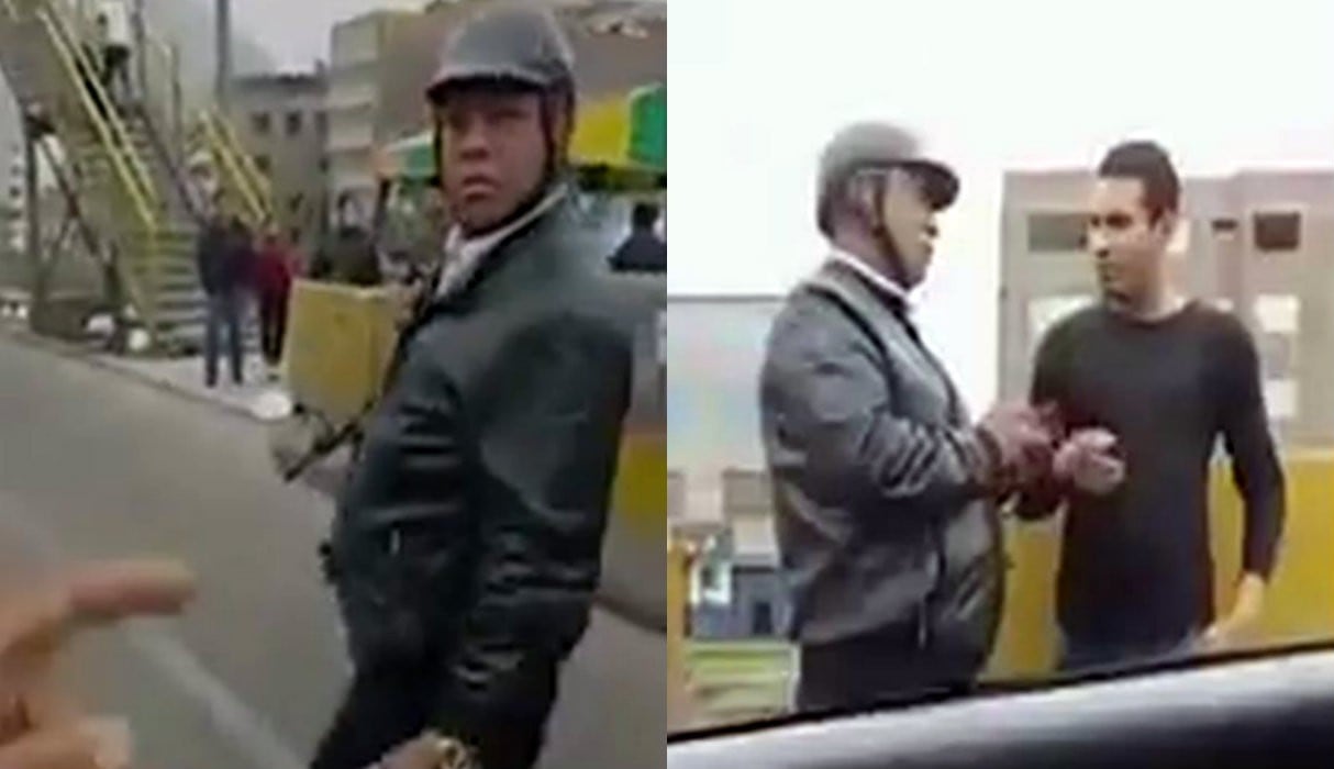 Delincuente se hace pasar como policía para robarle celular a venezolano. Foto: Captura de pantalla de 24 Horas
