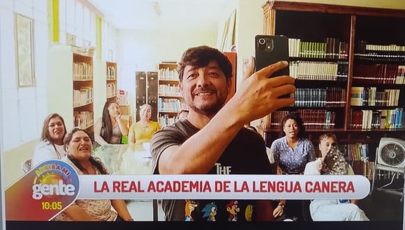 En el programa de las mañanas de Latina se emitió un informe sobre el trabajo del periodista y profesor de redacción, Hugo Grandez.