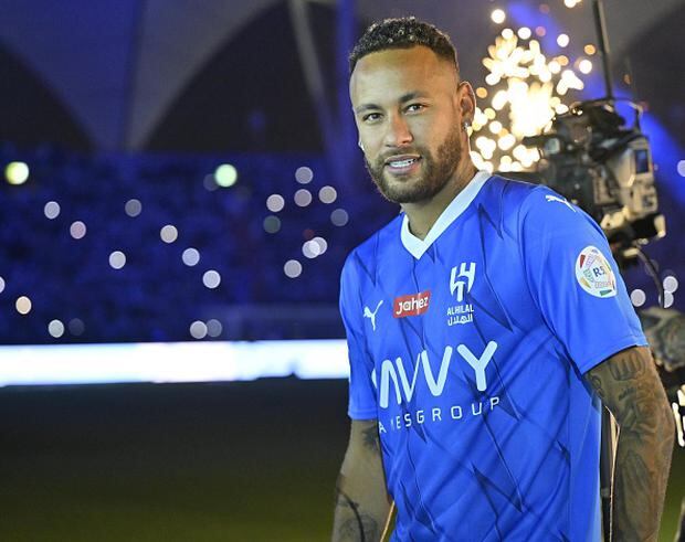 Neymar has signed a two-year deal with Saudi Arabian club Al-Hilal, with an option to extend for a further one.  (Photo: Getty Images)