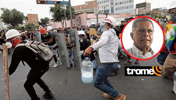 Para Eduardo Pérez Rocha, exdirector de la PNP ‘infiltrados en marchas serían militares extranjeros’. (Foto: Trome)