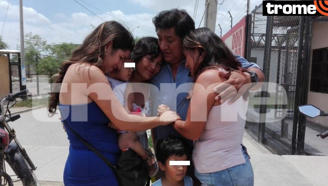 Piura: Familiares de Elvis Miranda celebran libertad de policía y agradecen apoyo