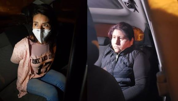Dos mujeres que integrarían banda de narcotraficantes fueron detenidas (PNP)