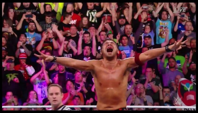 Nakamura ganó el Royal Rumble. (Captura)