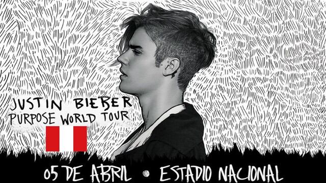 Justin Bieber regresa al Perú en el 2017