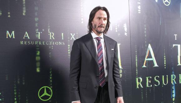 Keanu Reeves protagoniza Matrix Resurrections. Foto: AFP