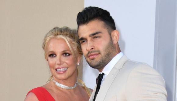 Britney Spears y Sam Asghari se casan luego de 6 años de relación. (Foto: Valerie Macon/ AFP)
