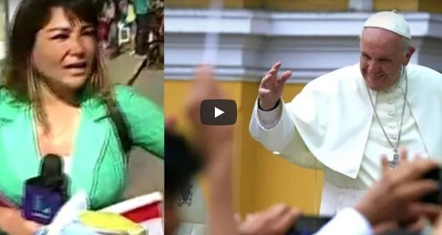 Papa Francisco en Trujillo: Reportera de Latina llora al ver por primera vez al sumo pontífice