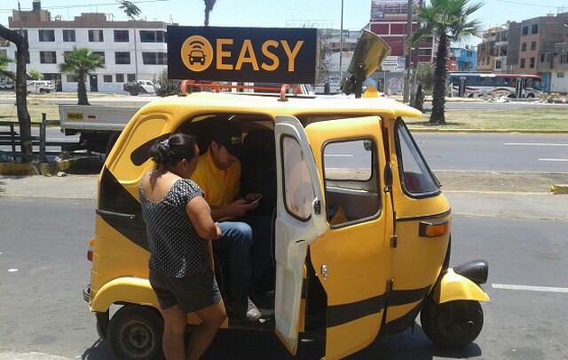Empresa conocida de taxi implementó el servicio de mototaxi.