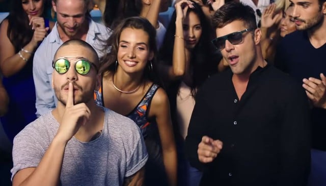 Maluma y Ricky Martin están grabando el videoclip de "No se me quita". (Foto: Captura de video)