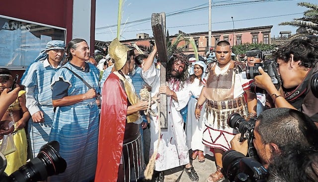 Semana Santa: ‘Cristo Cholo’ pide paz y reconciliación para el Perú
