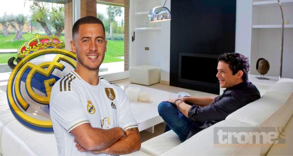 Eden Hazard compró la casa de Alejandro Sanz en Madrid