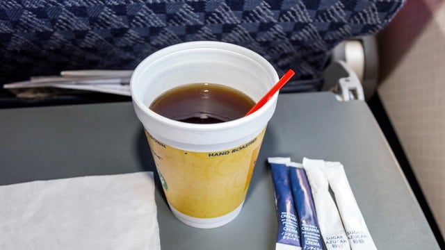 Bebidas en avión