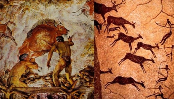 Pinturas representaban la vida del hombre prehistórico