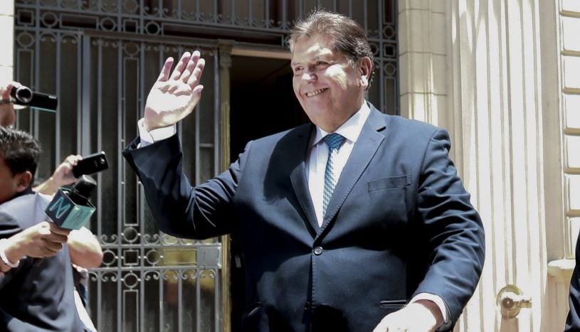 Alan García solicitó asilo ante la embajada de Uruguay en Perú. (Foto: El Comercio)
