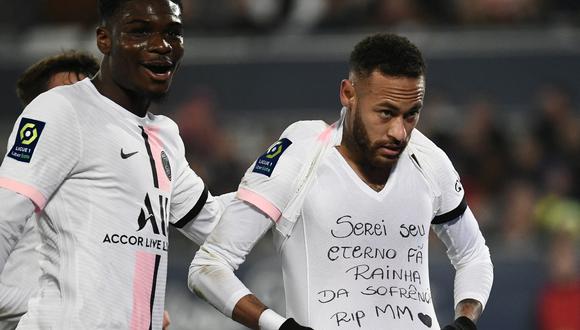 Neymar anotó un doblete en el triunfo del PSG sobre Bordeaux. Foto: AFP.