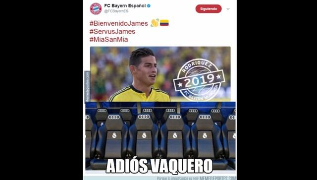 James Rodríguez y los memes sobre su contratación por el Bayern Munich. (Fotos: memedeportes/Fútbol para todos)