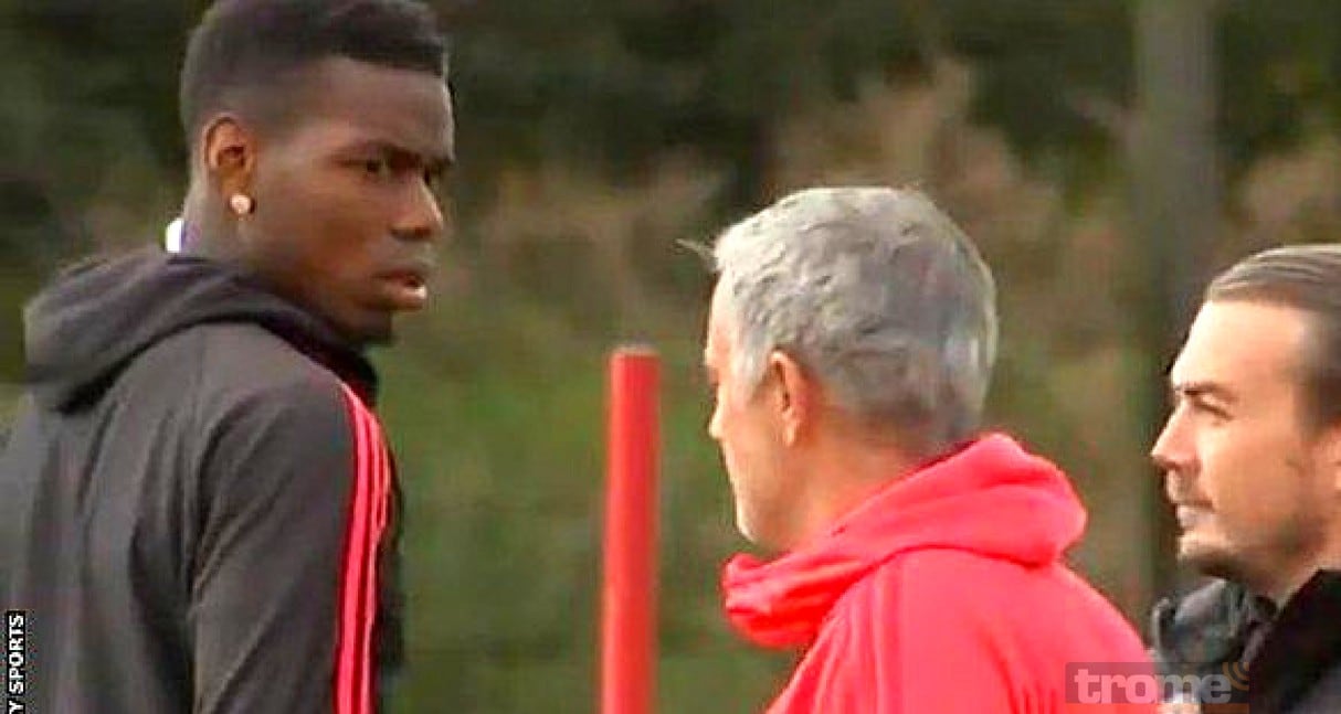 Paul Pogba desafía a José Mourinho en entrenamiento y agrava su situación en Manchester United.