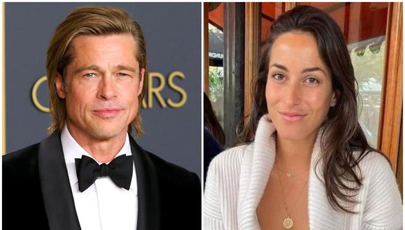 Brad Pitt le mostró su amor a su novia Inés de Ramón. (Foto: Getty Images)