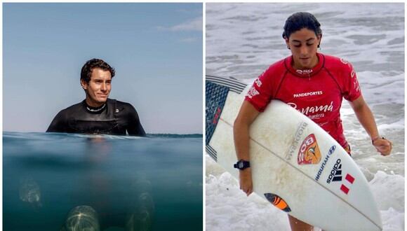 Lucca Mesinas y Daniella Rosas compiten en el ISA World Junior Surfing Championship. (Foto: IG/Composición)