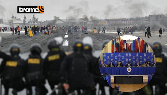 La CIDH condenó la violencia de las fuerzas de seguridad y los manifestantes en el Perú.