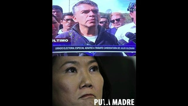 El Jurado Electoral Especial (JEE) admitió la candidatura de Julio Guzmán admitió la candidatura de Julio Guzmán y los memes invadieron las redes. (Imagen:  Twitter)