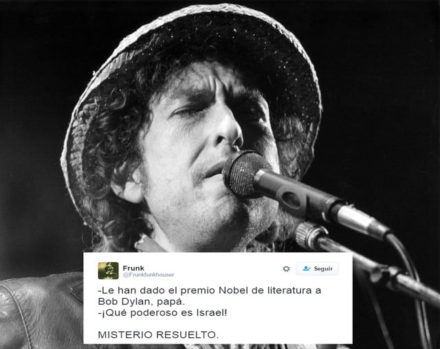 Bob Dylan es Premio Nobel de Literatura y su nombre es tendencia mundial. Muchos critican la designación del cantautor, pero sus fanáticos hacen fiesta y aseguran que es un premio justo para el cantante que ya ganó un Óscar y un Pulitzer.