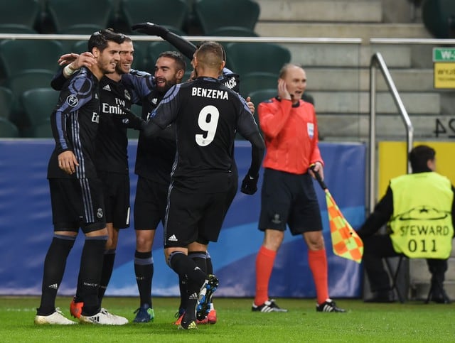 Real Madrid vs. Legia Varsovia luce triste y sin emoción debido a que se juega sin hinchas tras la suspensión de la FIFA al estadio por actos bandálicos. (Fotos: Agencias)