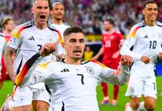 Alemania ganó 2-0 a Dinamarca y avanza a siguiente fase de la Eurocopa [VIDEO]