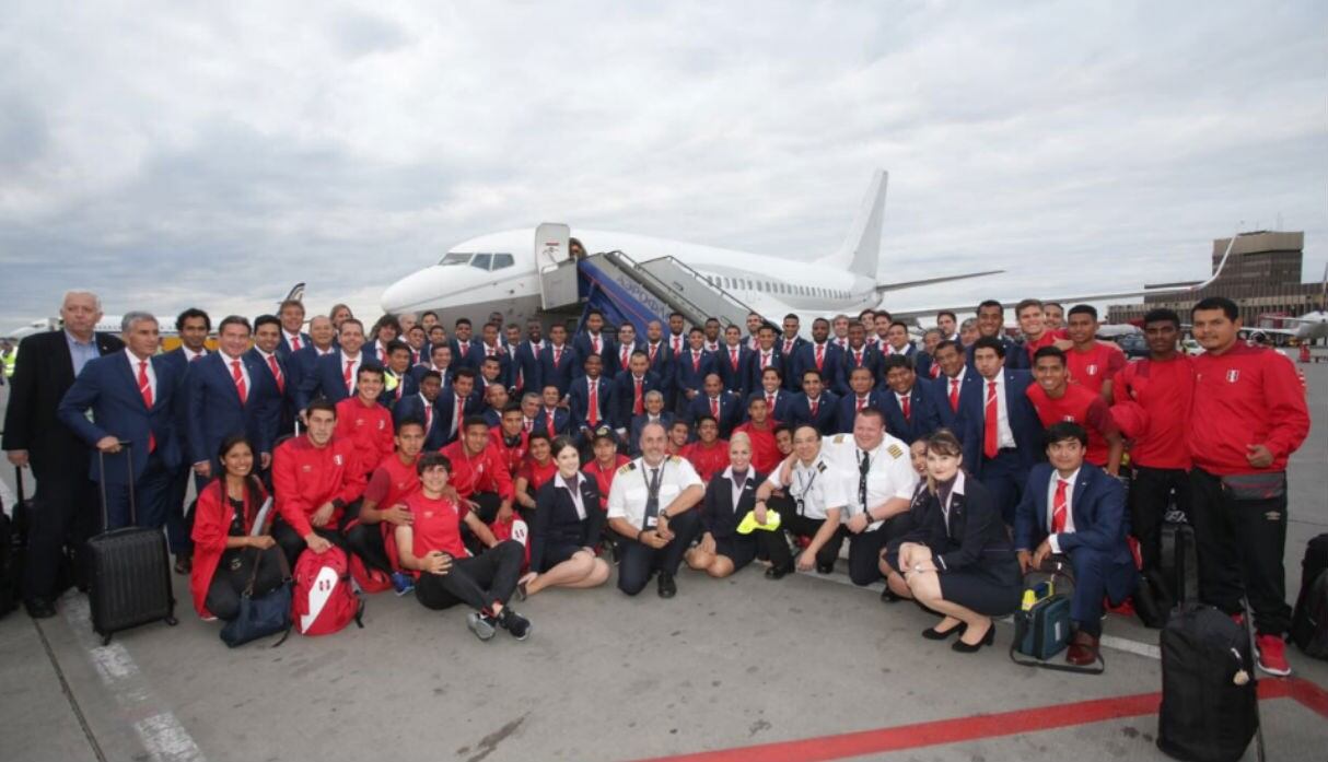 Selección peruana llegó a Rusia.