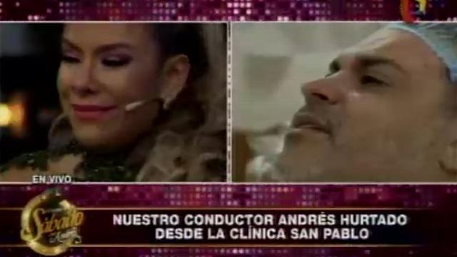 Andrés Hurtado reaparece en TV tras operación