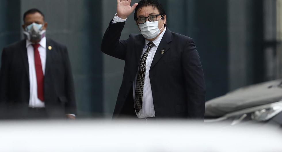 Richard Cisneros, más conocido como 'Richard Swing', a su llegada a la sede del Legislativo. (Foto: Joel Alonzo / GEC)