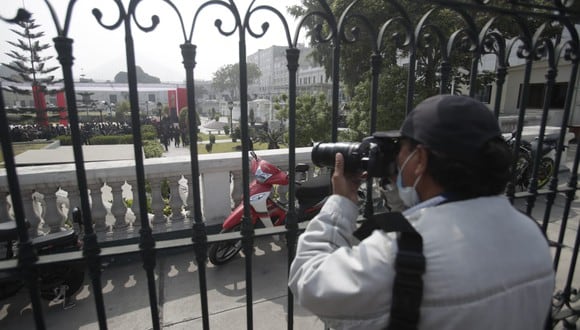 El acceso a la prensa se restringió a raíz de la pandemia del COVID-19. (Foto: GEC)