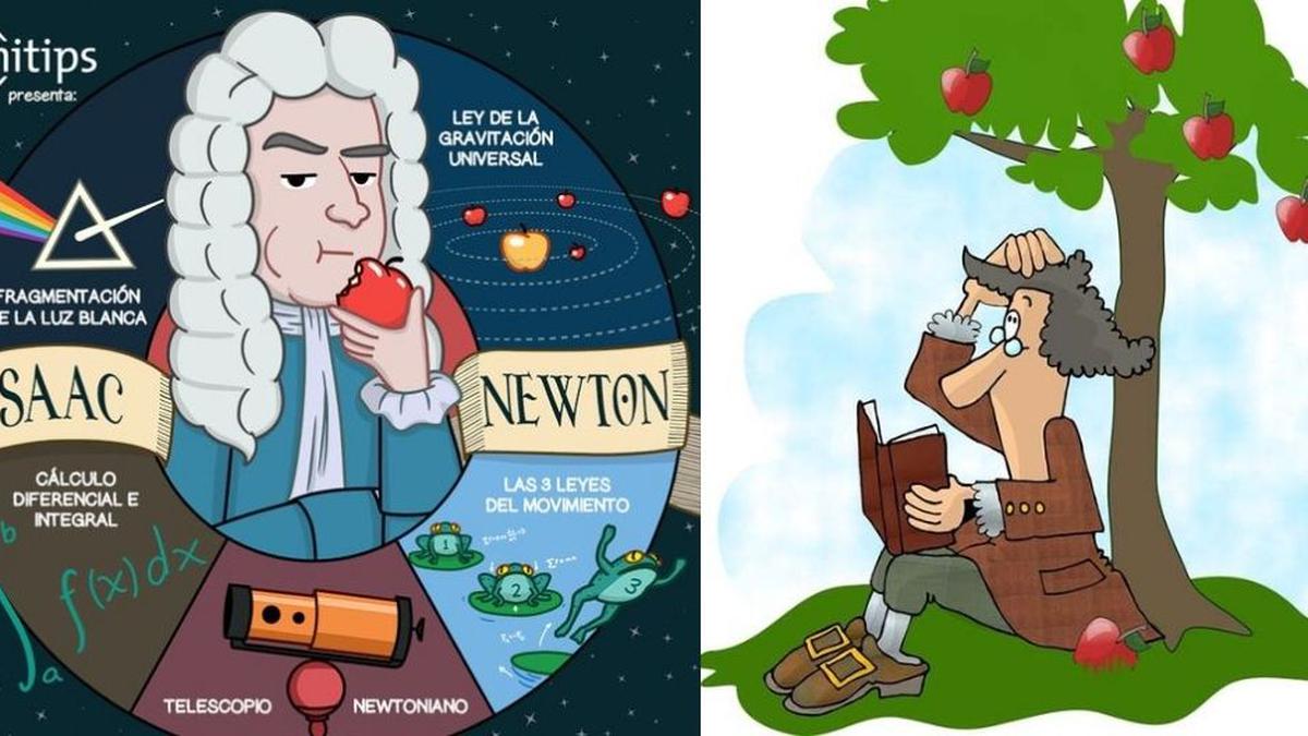 Escolar: La historia de Isaac Newton y la manzana | IMP | FAMILIA |  